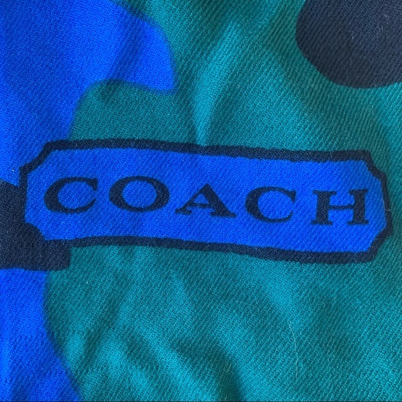 Coach 100% Wool Scarf - Picture 4 of 4